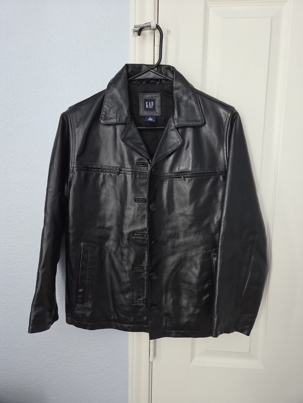 GAP Leather Jacket Size Large